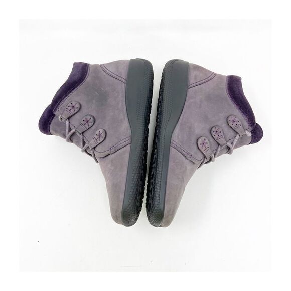 Women's Hotter Indulge Purple Nubuck Leather Ankle Boots US 7.5 - Picture 6 of 9
